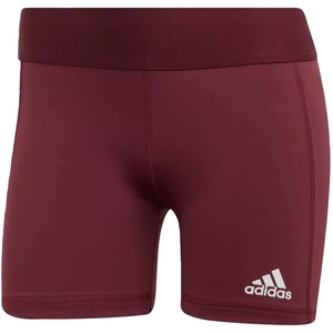 adidas Women’s Techfit Volleyball Shorts(Team Maroon/White)