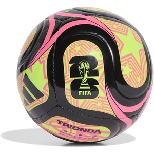 adidas FIFA World Cup 26™ Trionda Soccer Ball(Black/Lucid Lemon/Lucid Pink)