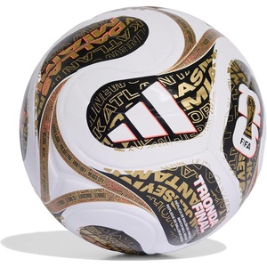 adidas FIFA World Cup 26™ Trionda Soccer Ball(White/Black/Gold Metallic/Finals League)